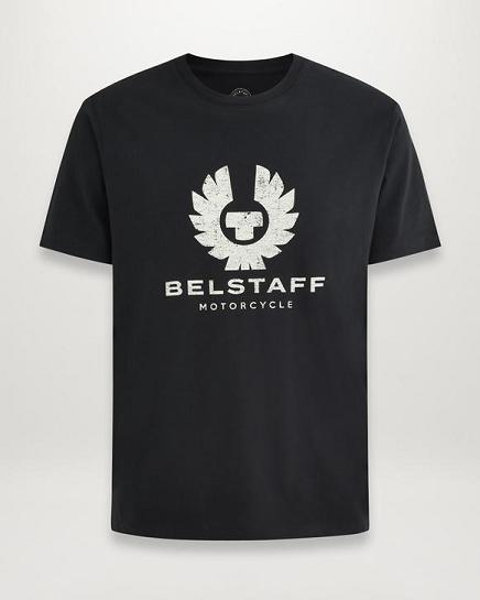 T-Shirt Belstaff Homme Stratton Noir Coton France QI0519834